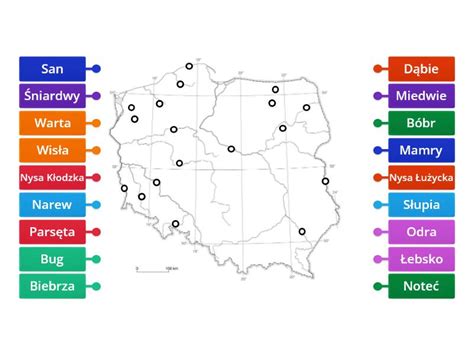 Rzeki I Jeziora Polski Kl Rysunek Z Opisami