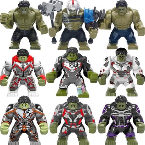 New Incredible Hulk Armored Hulk Big Figures Lego Hulk Minifigures