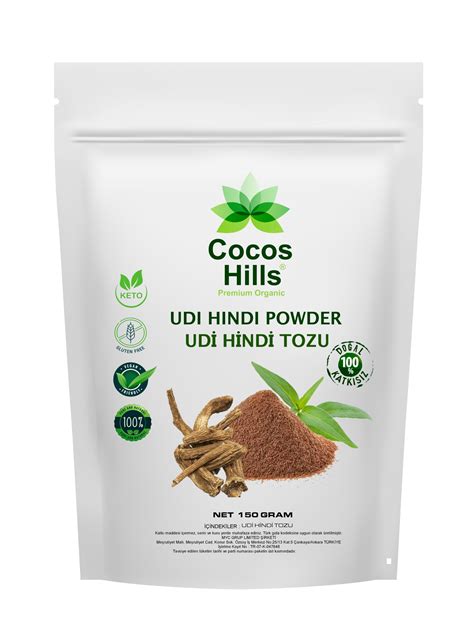 Cocos Hills Udi Hindi Powder Pure Udi Hindi Tozu Katkısız 150 Gram ...
