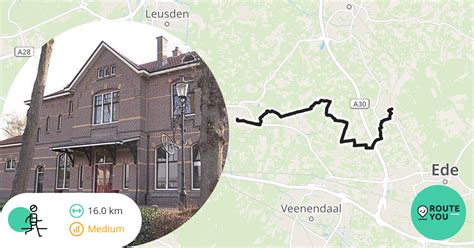 Lunteren Scherpenzeel Recreatieve Wandelroute RouteYou