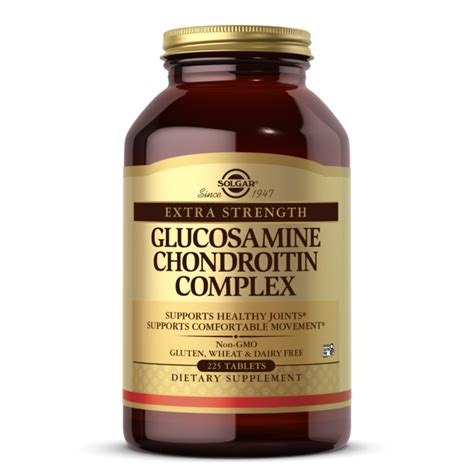 Extra Strength Glucosamine Chondroitin Complex Tablets Solgar