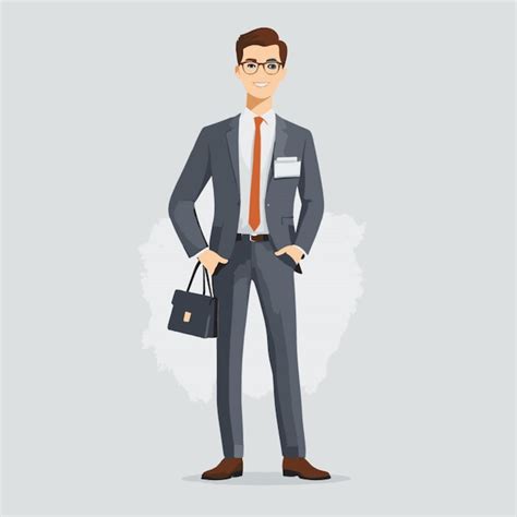 Premium Vector Accountant Vector On White Background