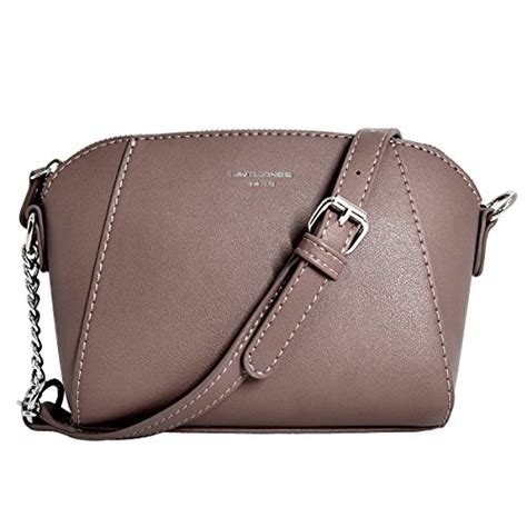 David Jones Petit Sac Bandoulière Femme Forme Trapèze Sac à Main