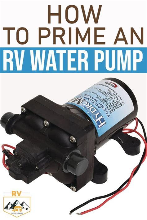 Rv Water Pump Priming Made Easy