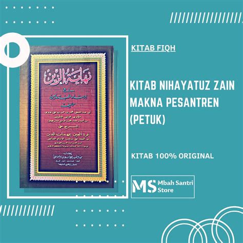 Jual BISA COD KITAB NIHAYATUZ ZAIN MAKNA PETUK MAKNA PESANTREN PUSAT