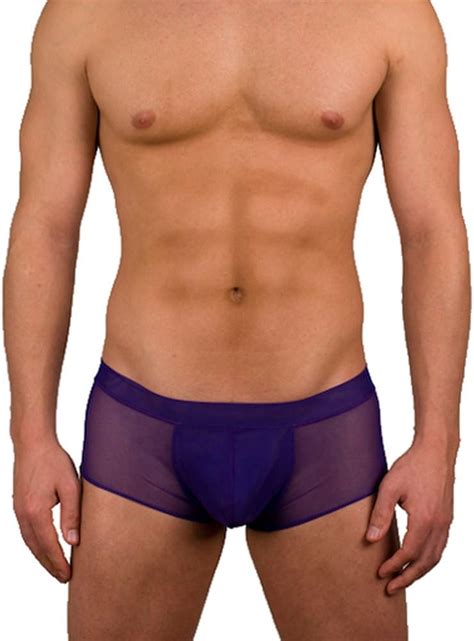 Flawless Mesh Purple Boxer Brief Men S Underwear By Gary Majdell Sport