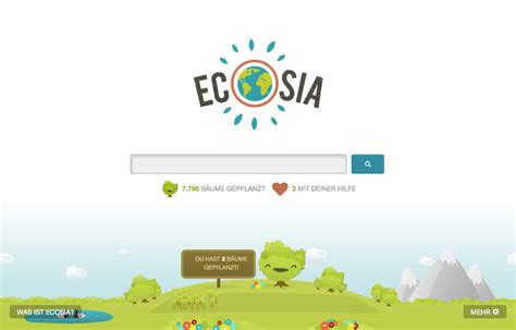 Suchmaschine Ecosia pflanzt 4 Millionen Bäume