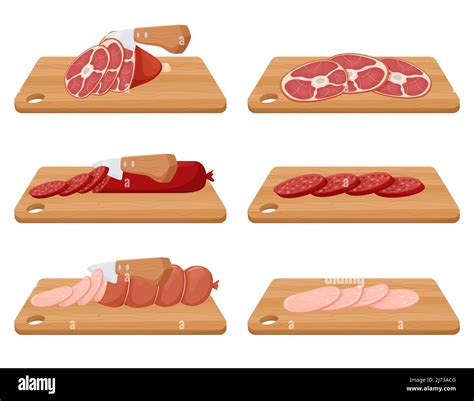 Wurst An Bord Stock Vektorgrafiken Kaufen Alamy