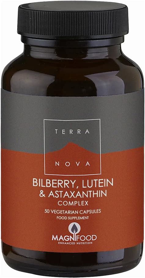 Terranova Bilberry Lutein Astaxanthin Complex 100 S Amazon De