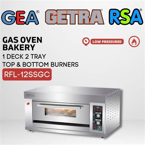 Jual OVEN GETRA 1 DECK 2 TRAY RFL 12SSGC PEMANGGANG ROTI KUE ORIGINAL