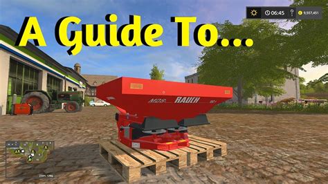 A GUIDE TO RAUCH MDS 19 1 Farming Simulator 2017 Xbox One YouTube