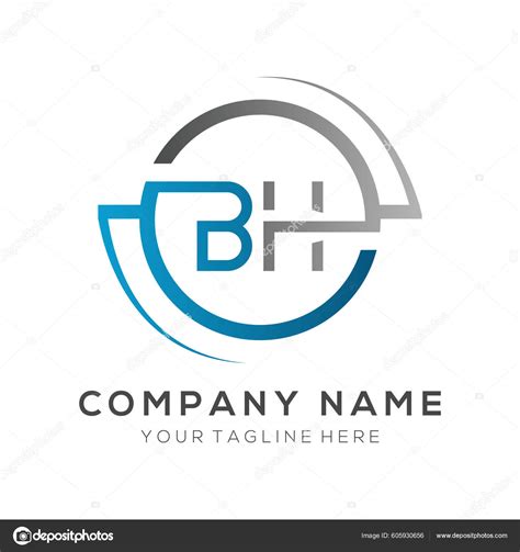 Letter Logo Design Vector Template Initial Blue Silver Letter Design