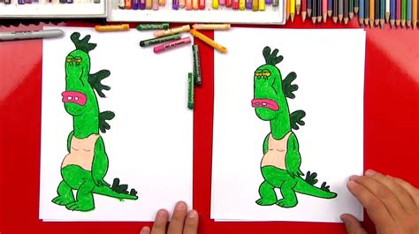 How To Draw Mr. Gus From Uncle Grandpa - Art For Kids Hub