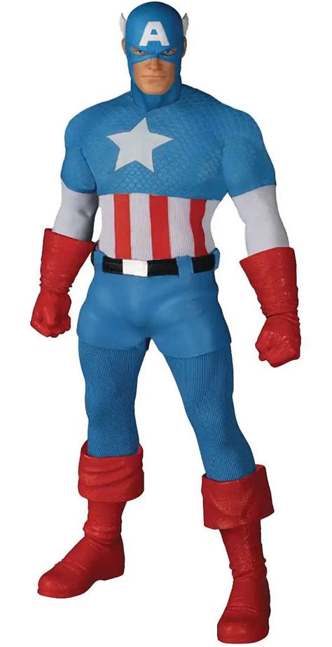 Marvel One12 Collective Captain America Action Figure Silver Age Edition Mezco Toyz Toywiz