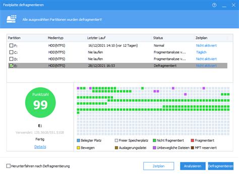 Windows Laufwerk Defragmentieren Methoden