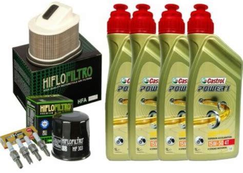 Set Service Oil Castrol Power W Oil Filter Air Candles Kawas Z