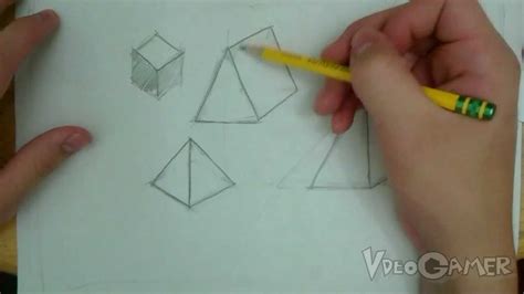 How To Draw Prisms And Pyramids Youtube