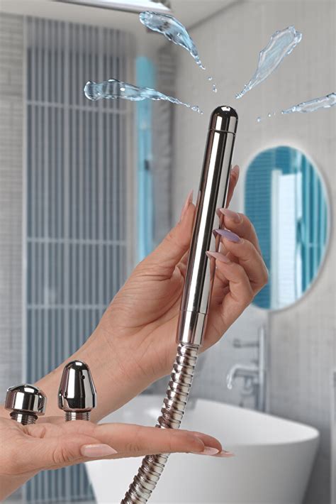 FEMSTAR Çelik Duş Başlığı Anal Temizlik Ürünü Bölgesi Temizleyici Cleaner Hijyen Hazırlık Lavman