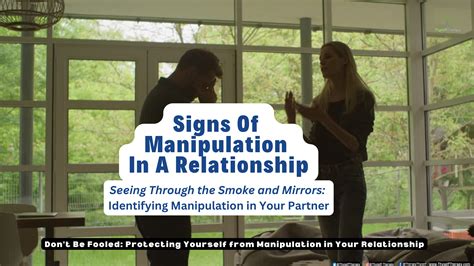 Signs Of Manipulation In A Relationship Know