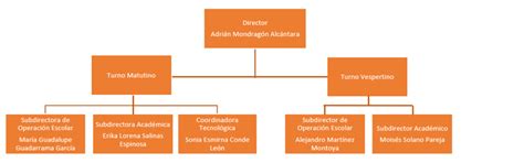 Organigrama Est60 AEFCM DGEST ESC SEC TEC 60