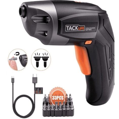 TACKLIFE Cacciavite A Batteria Cacciavite Elettrico Ricaricabile