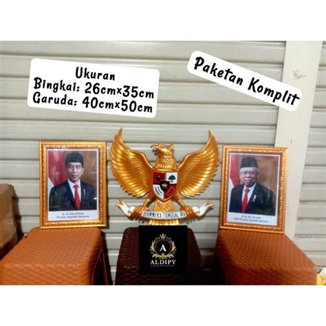 Jual Bingkai Frame Pigura Presiden Dan Wapres Ukuran Cm Cm