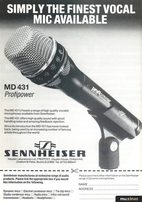 Ad Sennheiser Md Hsr Aug