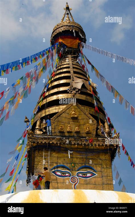 UNESCO World Heritage Site Tibetan Buddhism Architecture Bodhnath