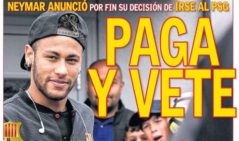 Neymar Se Va Al Psg En El Fichaje Que Cambia La Historia Del F Tbol