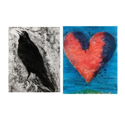 Jim Dine American B Two Exhibition Posters Lot March