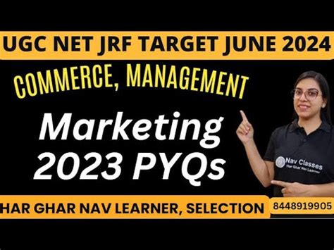 UGC NET Marketing Feb March June Dec 2023 All PYQs Commerce