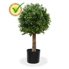 Boule De Buis Artificiel Deluxe Cm R Sistant Aux Uv Plantes