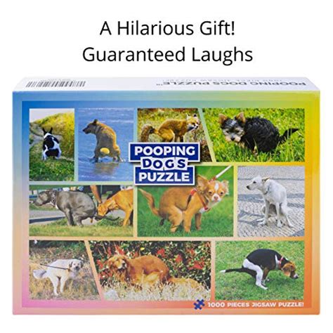 Pooping Dogs Puzzle - Funny Prank Gag Gift for Dog Lovers and Owners ...