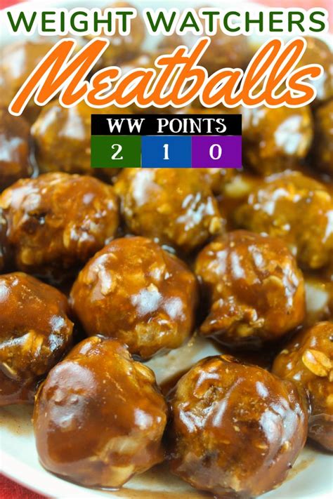 Weight Watchers Meatballs | Weight watchers meatballs, Weightwatchers ...