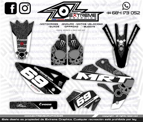 Adhesivos Moto Rieju Mrt Grenzgaenger Blanco Extremegraphics Es