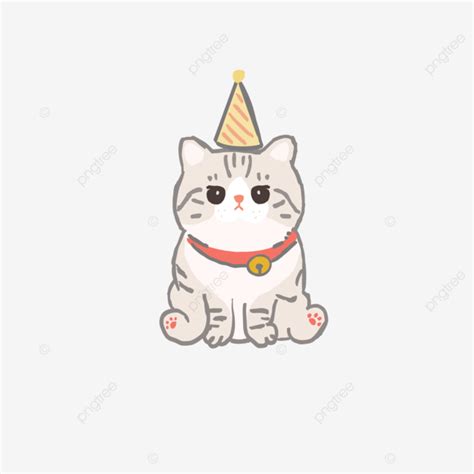 Birthday Cute Cat Cute Cat Birthday Cat Sticker Cat Sticker Png