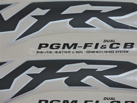 Honda Vfr Fi Silver Decal Kit By Motodecal