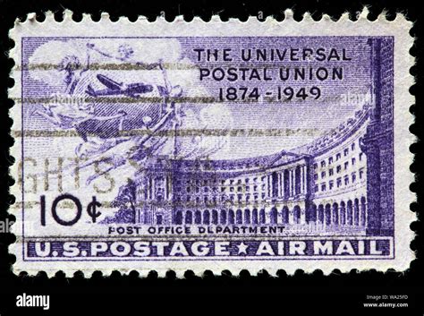 Post Office Department Building UPU Universal Postal Union Postage