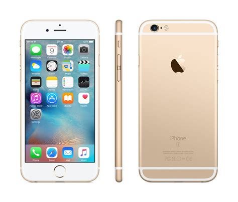 Apple Iphone 6s 16gb A1688 47 Inch Gold Factory Unlocked 4glte Cell Phone Big Nano Best