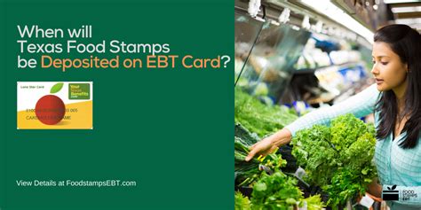 Texas EBT Deposit Dates For 2022 Food Stamps EBT