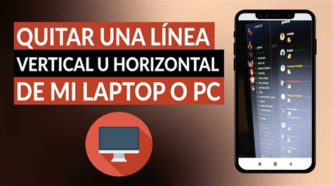 Cómo QUITAR una LÍNEA horizontal o vertical de la pantalla de mi