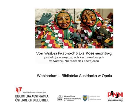 Webinarium Von Weiberfastnacht Bis Zum Rosenmontag O Zwyczajach