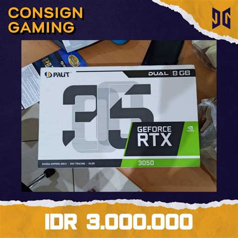 Jual Palit Rtx 3050 8gb Gddr6 Code Ot497 Shopee Indonesia