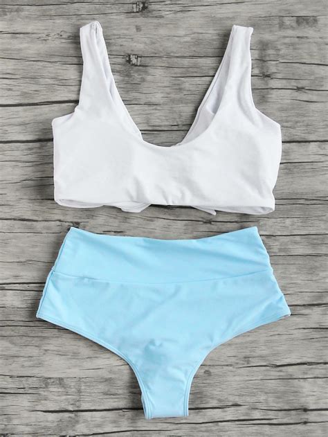 White And Blue Bikini Summer Bathing Suits Cute Bathing Suits Summer