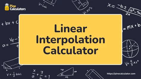 Linear Interpolation Calculator - Calculate the Linear Interpolation