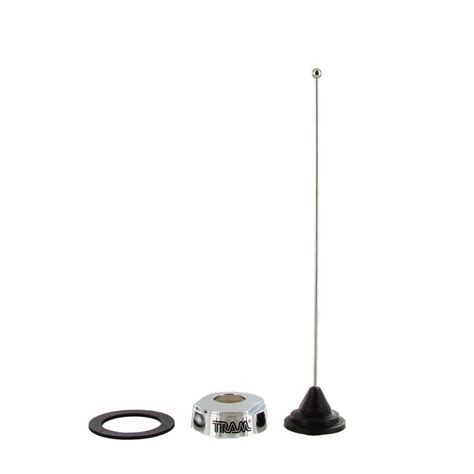 Tram 1126 NMO Quarter Wave Antenna 410 490 MHz Chrome