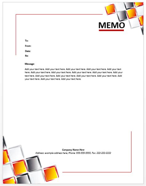 Staff Memo Template Microsoft Word Templates