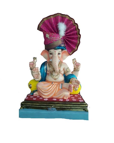 02 Number Doubleload Eco Friendly Ganesha 2 Feet Shadu Mitti Omyganeshacom