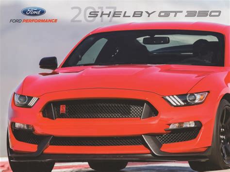 2017 Ford Mustang Shelby Gt350 Usapdf 303 Mb Katalogy A Prospekty Anglicky En