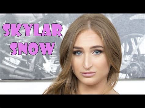 SKYLAR SNOW | THE ACTRESS WHO STARTED IN 2017 WITH MORE THAN 235 ...